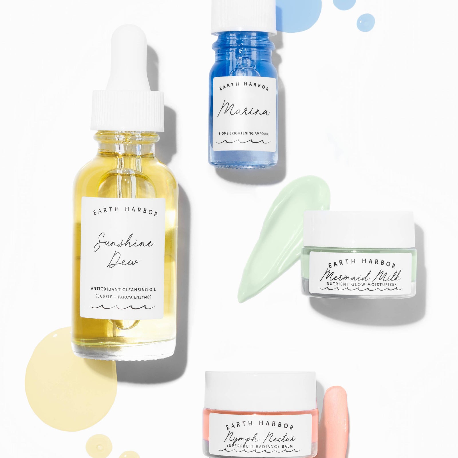 Dawn To Dusk Kit: Cleanser + Hydrate + Brightening + Balm