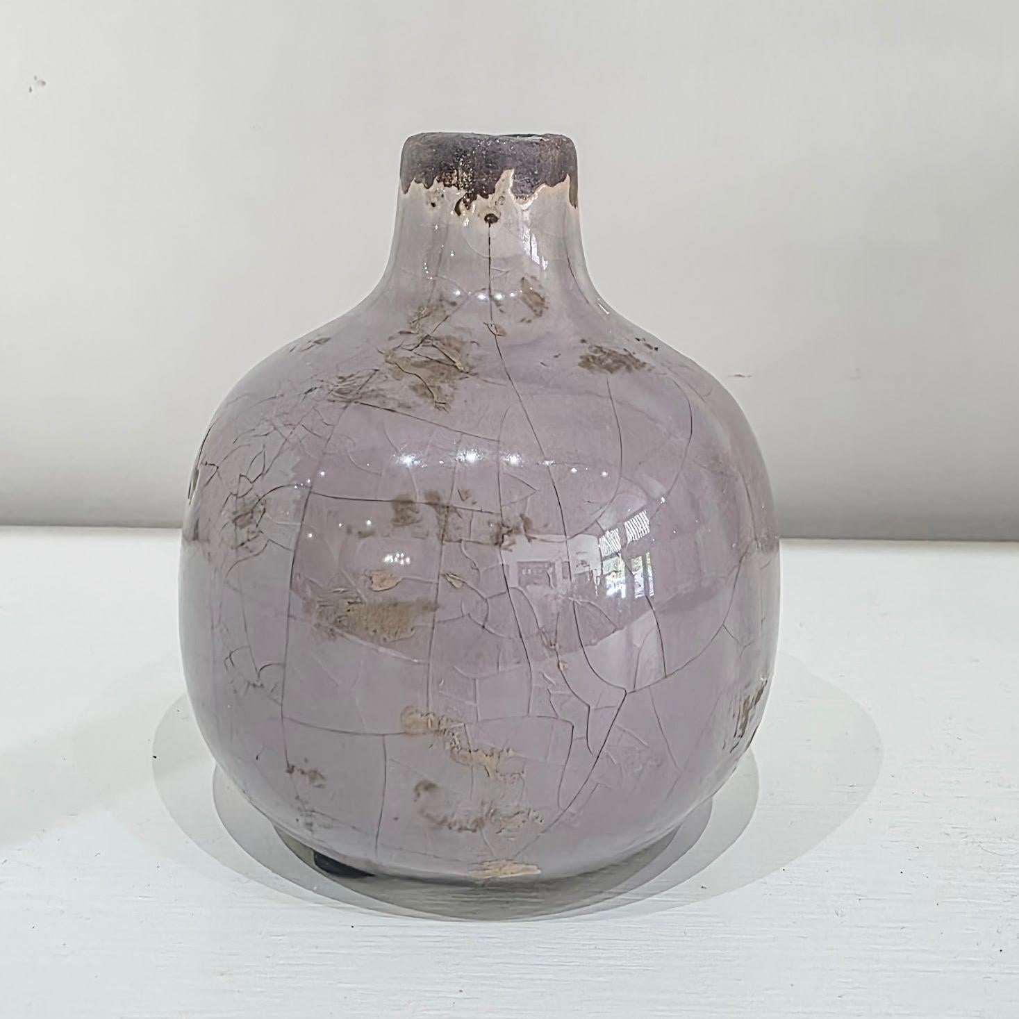 Glazed Ceramic Bud Vase