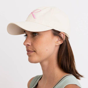 Bow Ribbon Embroidered Baseball Cap