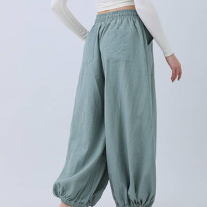 Women’s Linen Casual Pants–Relaxed Fit
