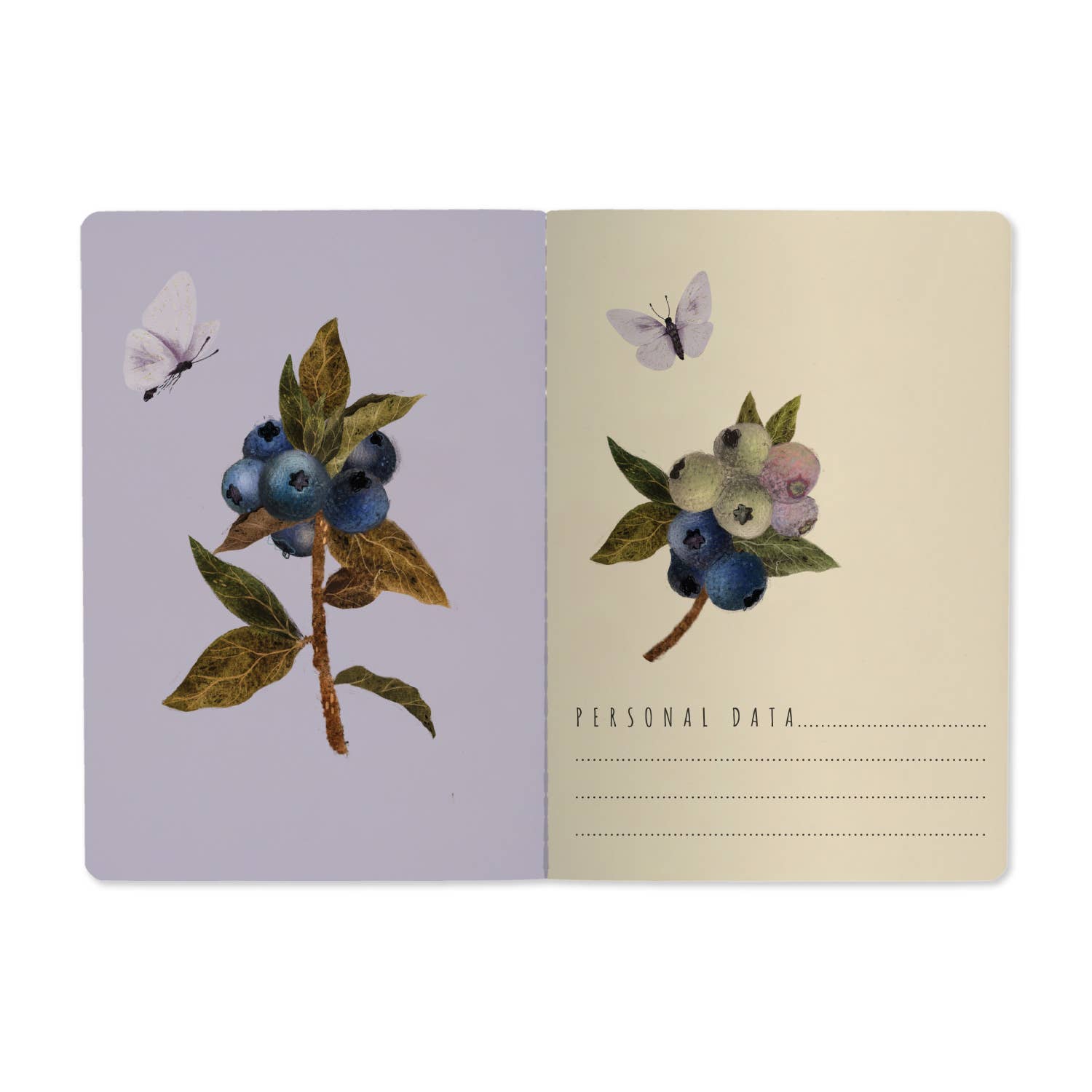 Wild Blueberry Notebook