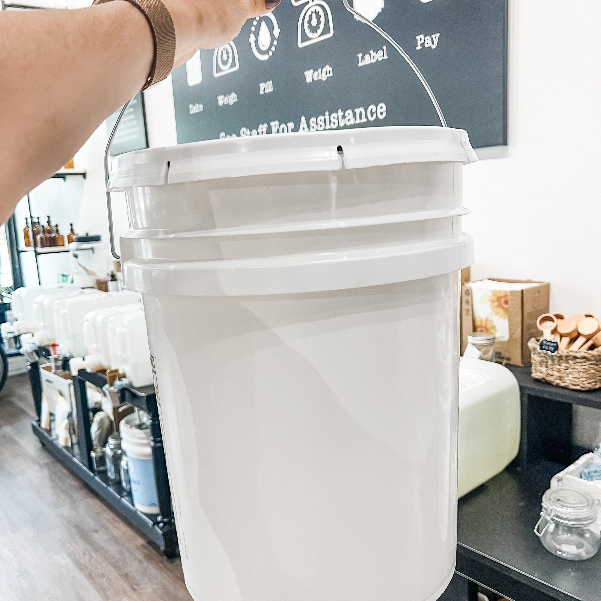 5-gallons Bulk powder laundry detergent