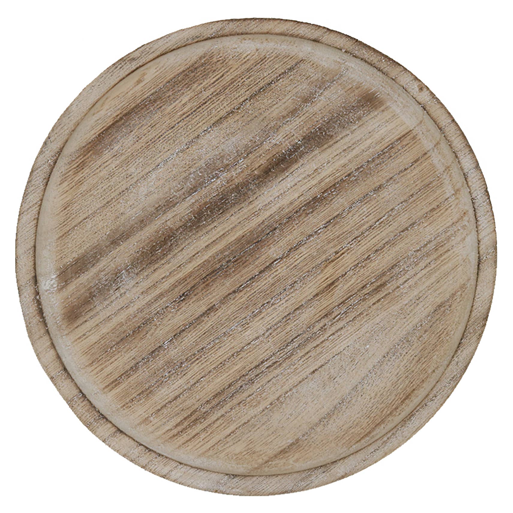 Rustic Round Wood Tray