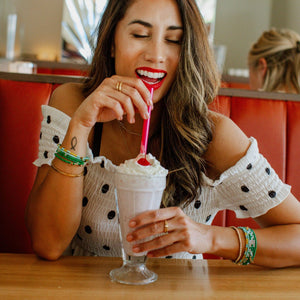 Morse Code Bracelet | HOPE: Lavender Quartz & Howlite