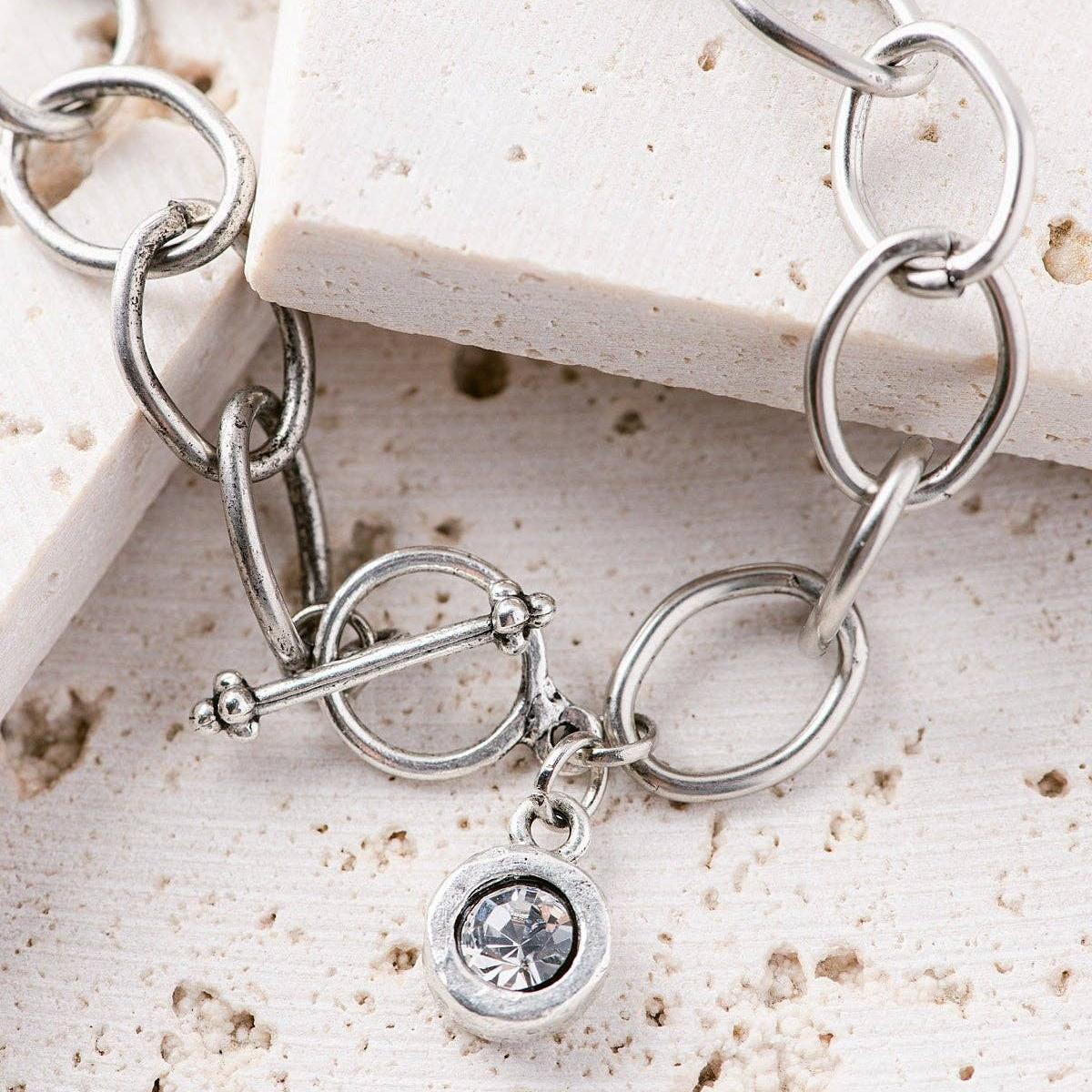 Sparkle in Your Eye Bracelet: Gold / 6.5”