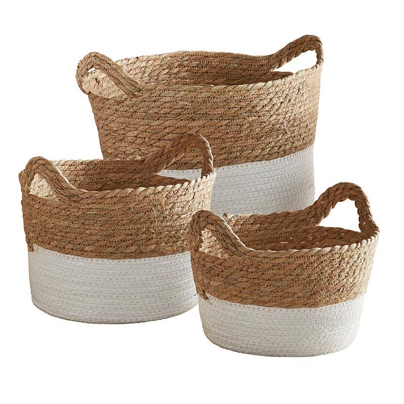 Short Cream Baskets