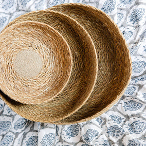 Catchall Woven Basket Bowl Small