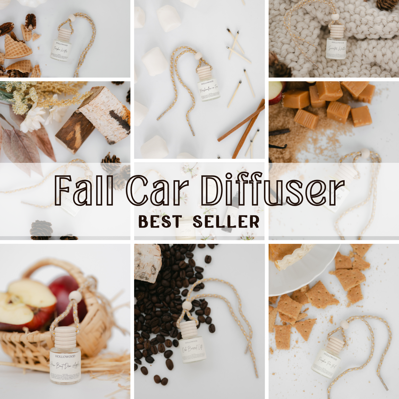 FALL CAR DIFFUSERS: Caramel Apple