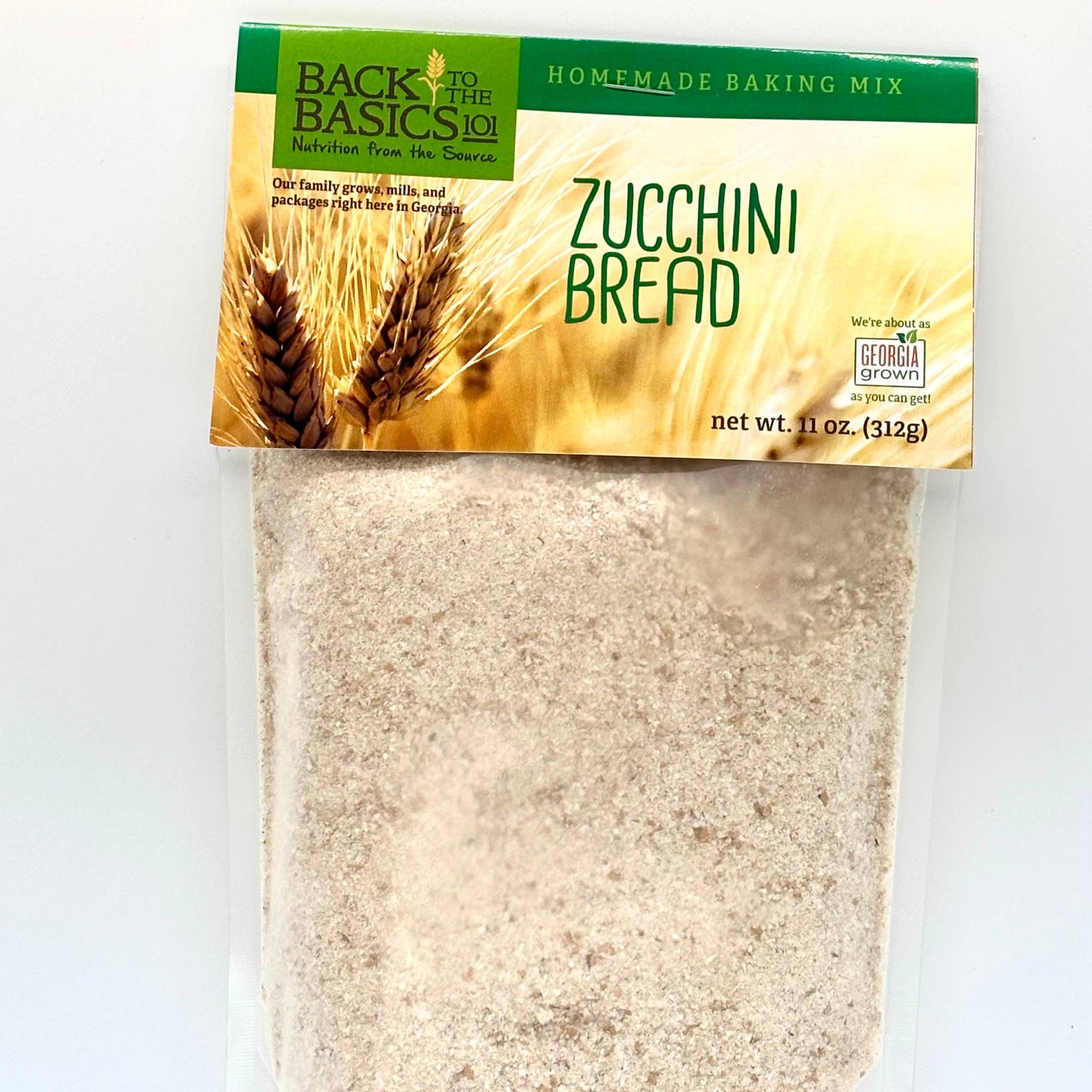 Zucchini Bread Homemade Baking Mix