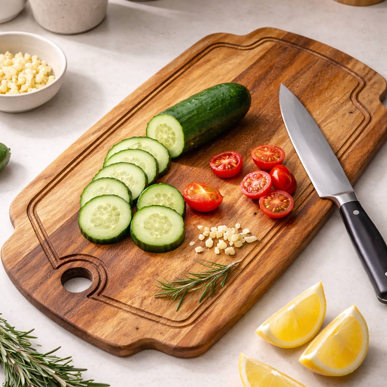 Ironwood Gourmet Pinehurst XL Acacia Wood Charcuterie Board