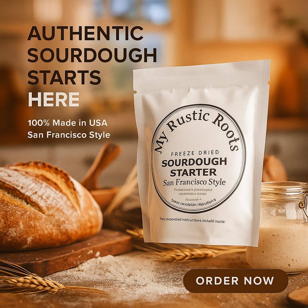 Organic, Non-GMO Sourdough Starter | Freeze Dried |  12gm