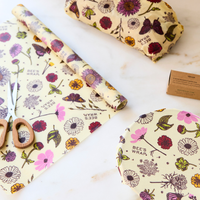 Bee's Wrap - Plant-Based Roll - Meadow Magic Print