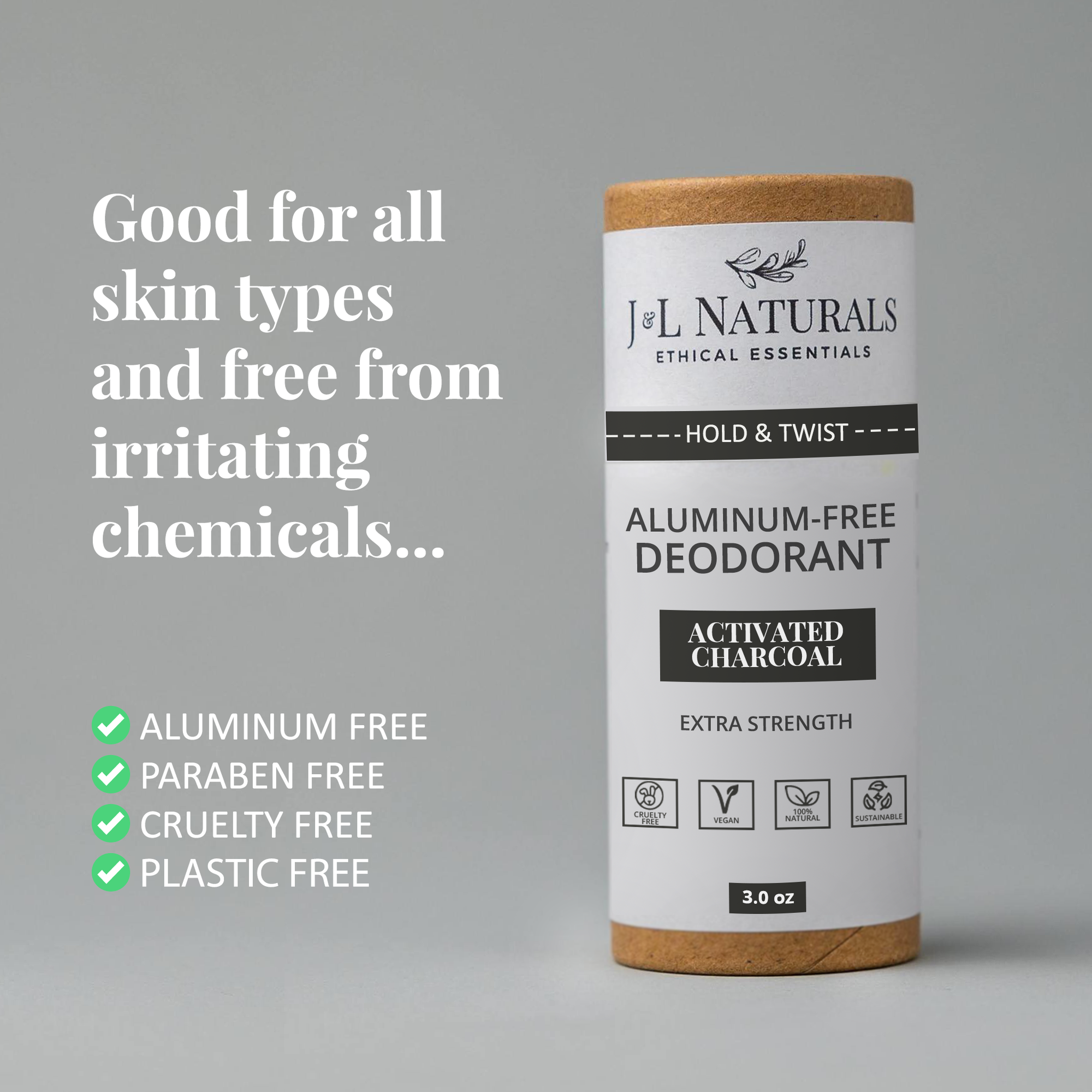 Extra-Strength Deodorant:  Regular Size (3.0 oz)