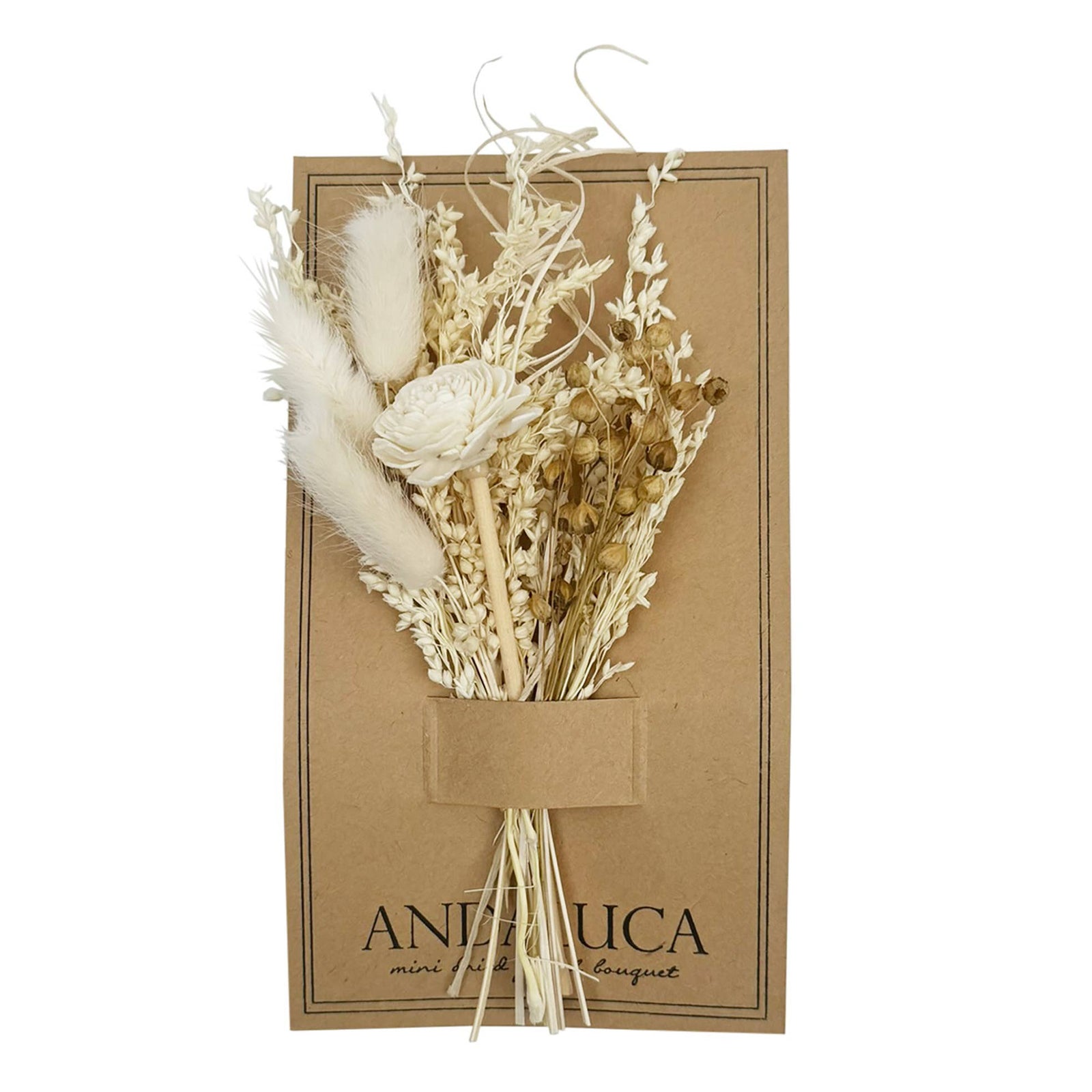 Ivory Wildflower Mini Bouquet - Lemon & Lavender