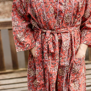 Loverly Block Print Robe