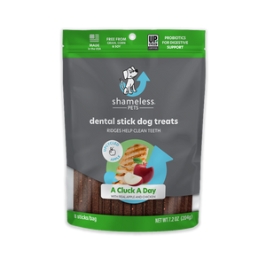 A Cluck A Day (Pre/Probiotic) Dental Sticks Dog Treats