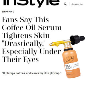 Upcircle Face Serum Collagen Boosting Facial Oil - Serum with Coffee + Rosehip