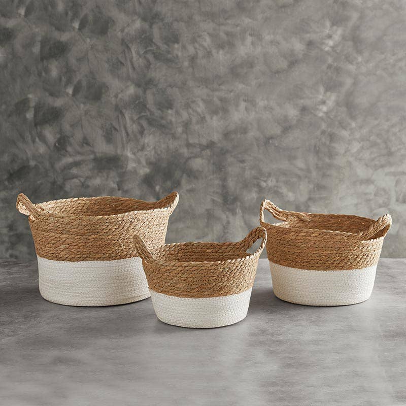 Short Cream Baskets