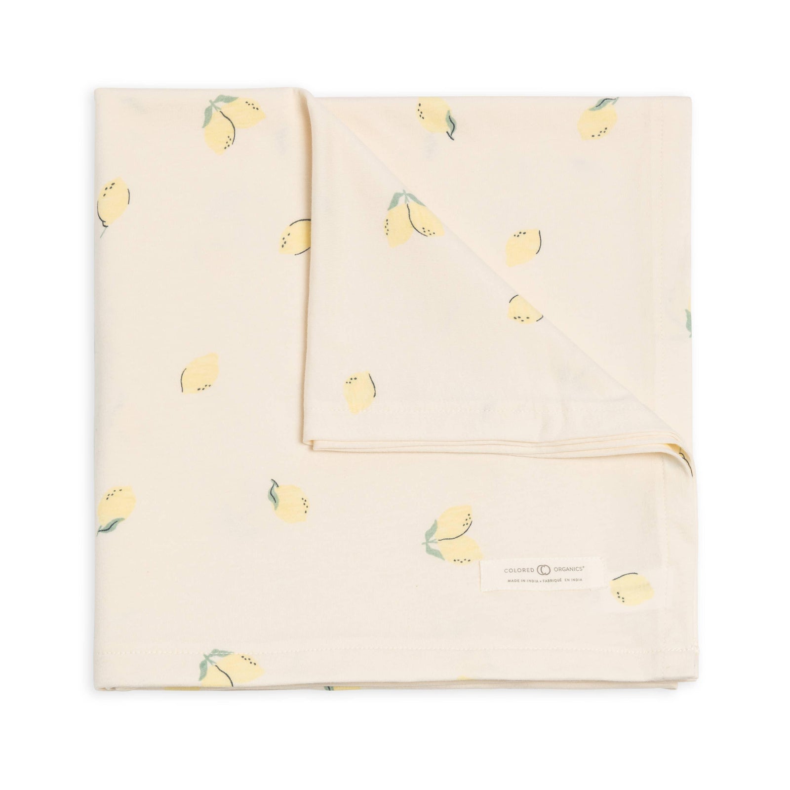 Organic Baby Swaddle Blanket - Lemon