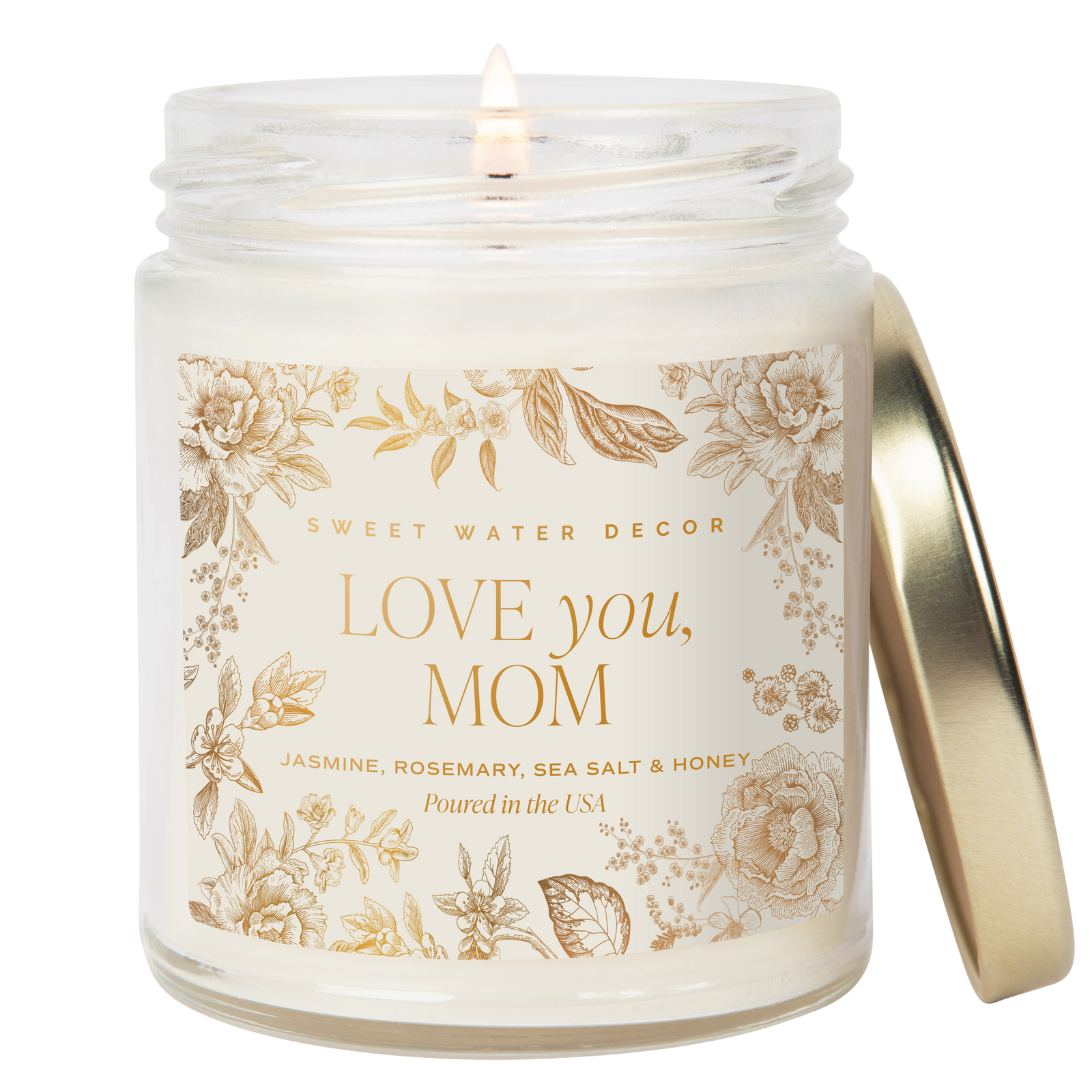 Love You, Mom 9 oz Soy Candle - Mother's Day Gifts