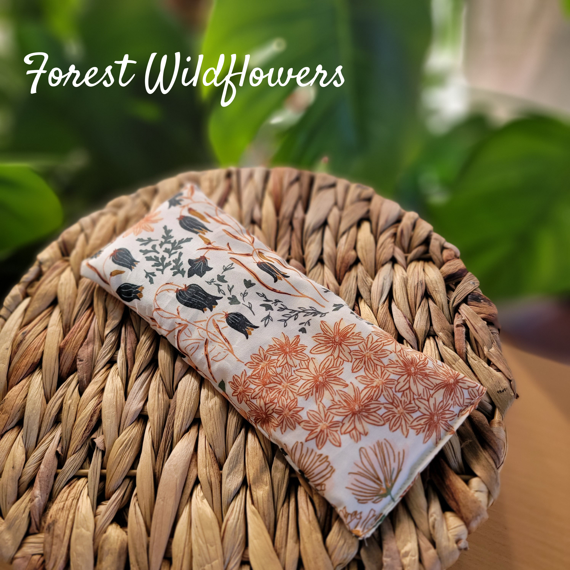 Forest Wildflowers (LAV & PEPP)  Weighted Eye Pillow