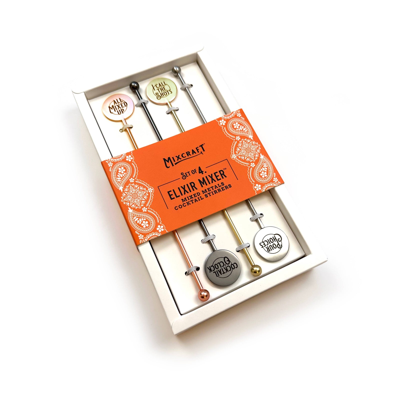Elixir Mixers Mixed Metals Set of 4