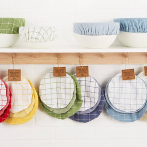 Feather Gray Dish Covers Set of 3