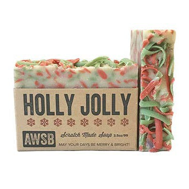 Holiday Bar Soap - Holly Jolly