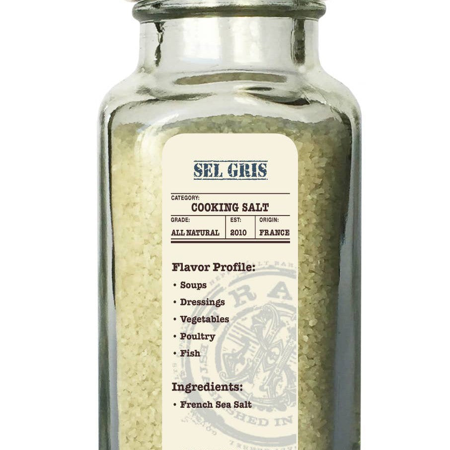 Sel Gris Sea Salt: 1.5 oz Jar