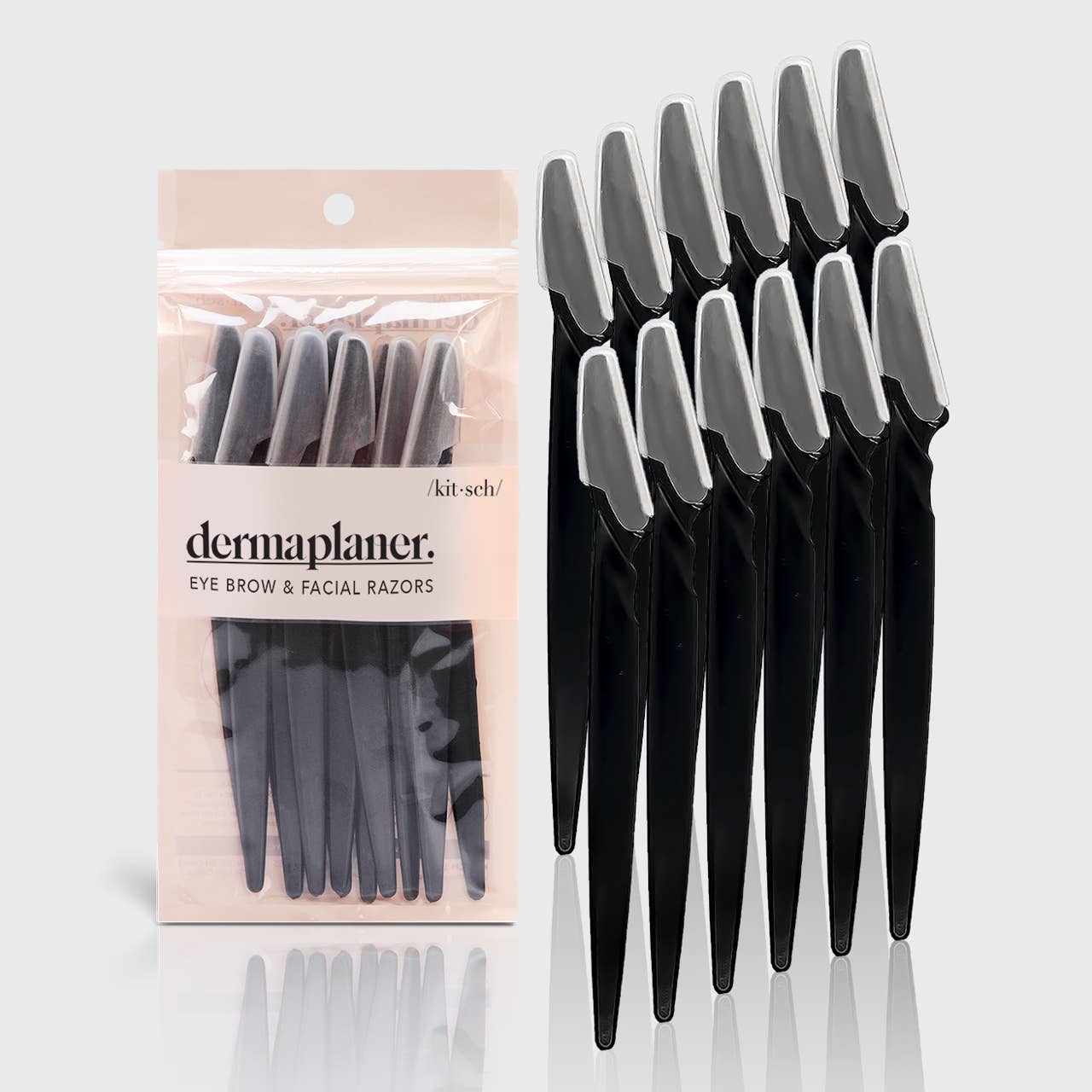 Eco-Friendly Dermaplaner 12 pack - Black