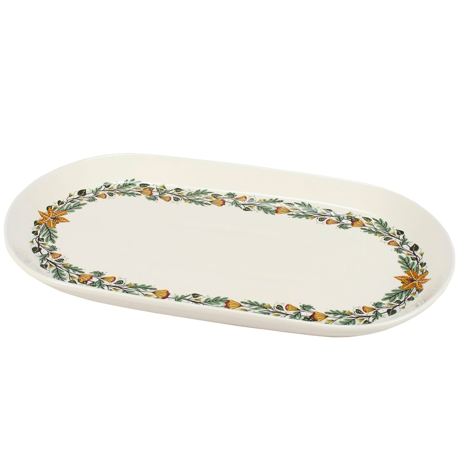 Oval Nouveau Botanical Platter