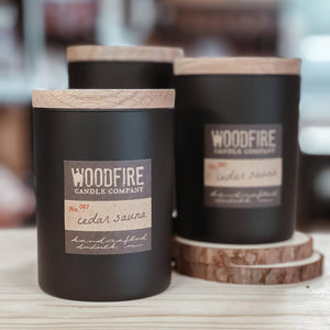 Black Wood Wick Soy Candles