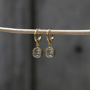 Isla Square Drop Earrings