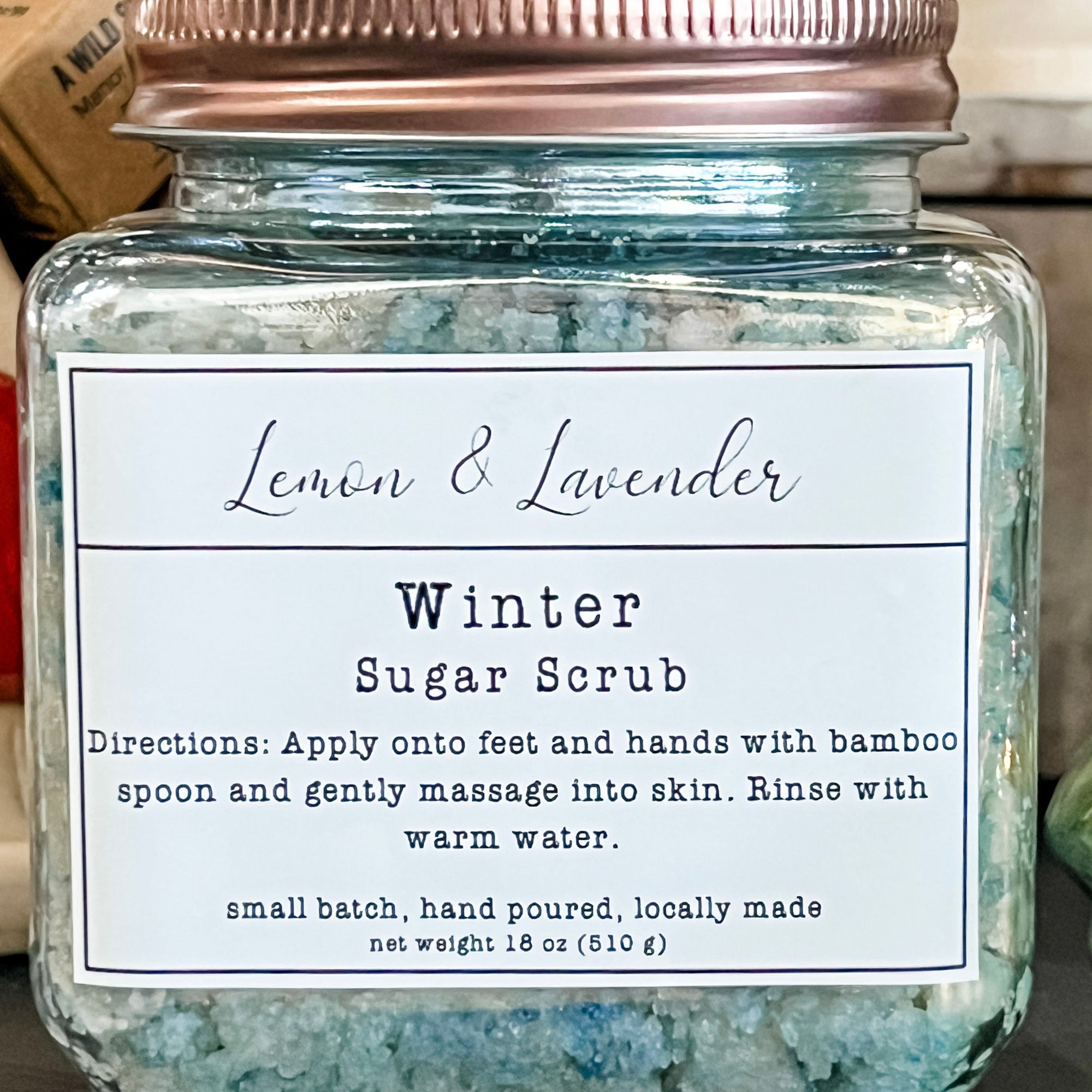 18 oz. Winter Sugar Scrub- Small Batch by Lemon & Lavender