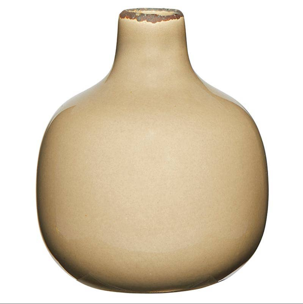 Glazed Ceramic Bud Vase