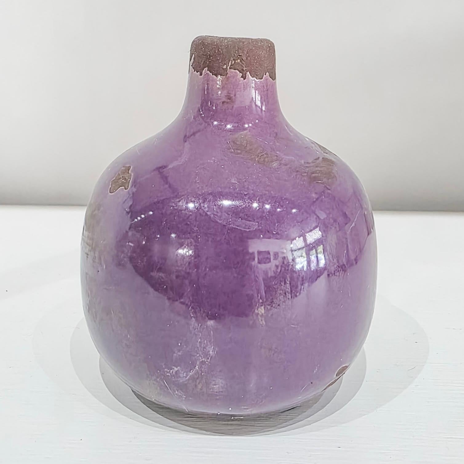 Glazed Ceramic Bud Vase