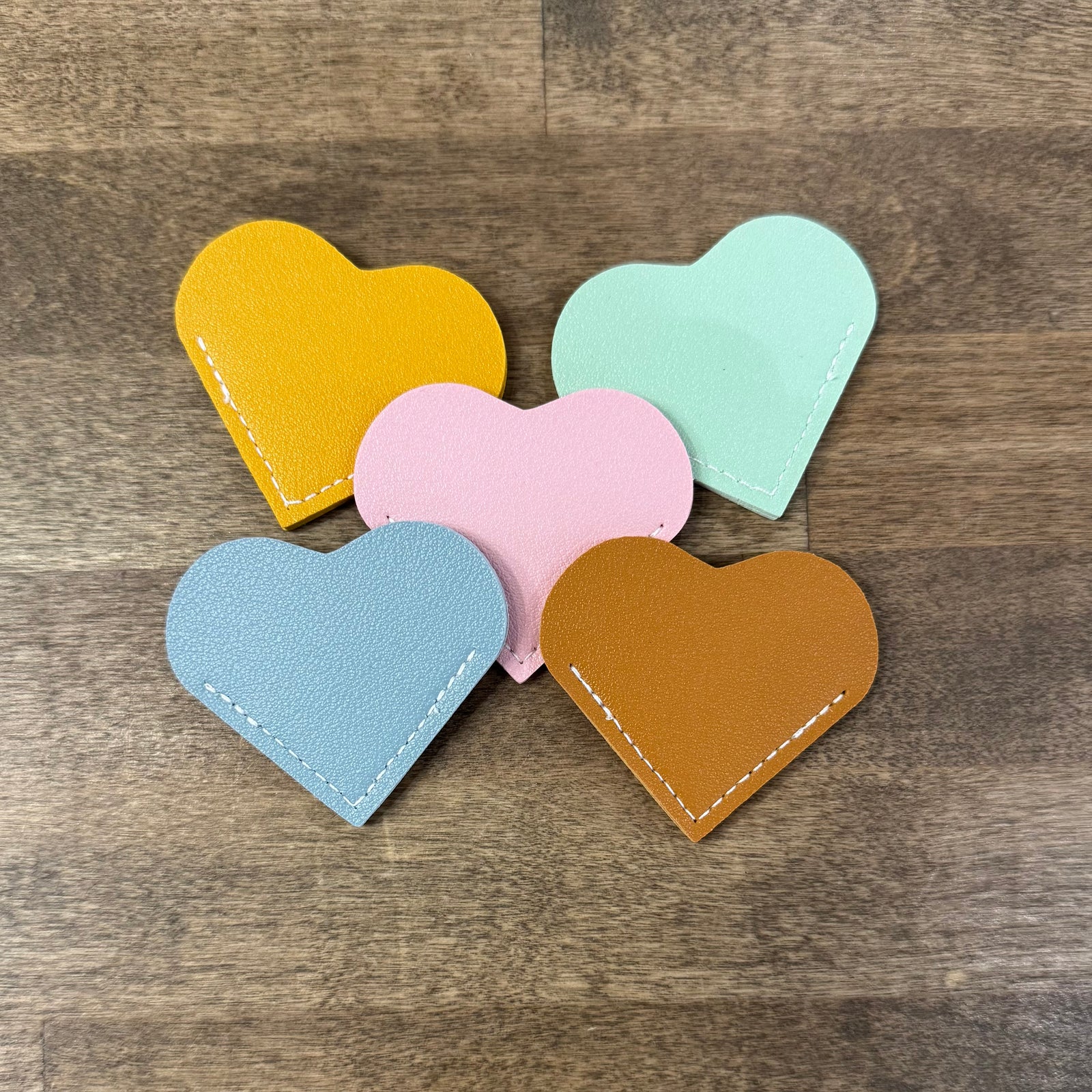 Leather Heart Bookmark