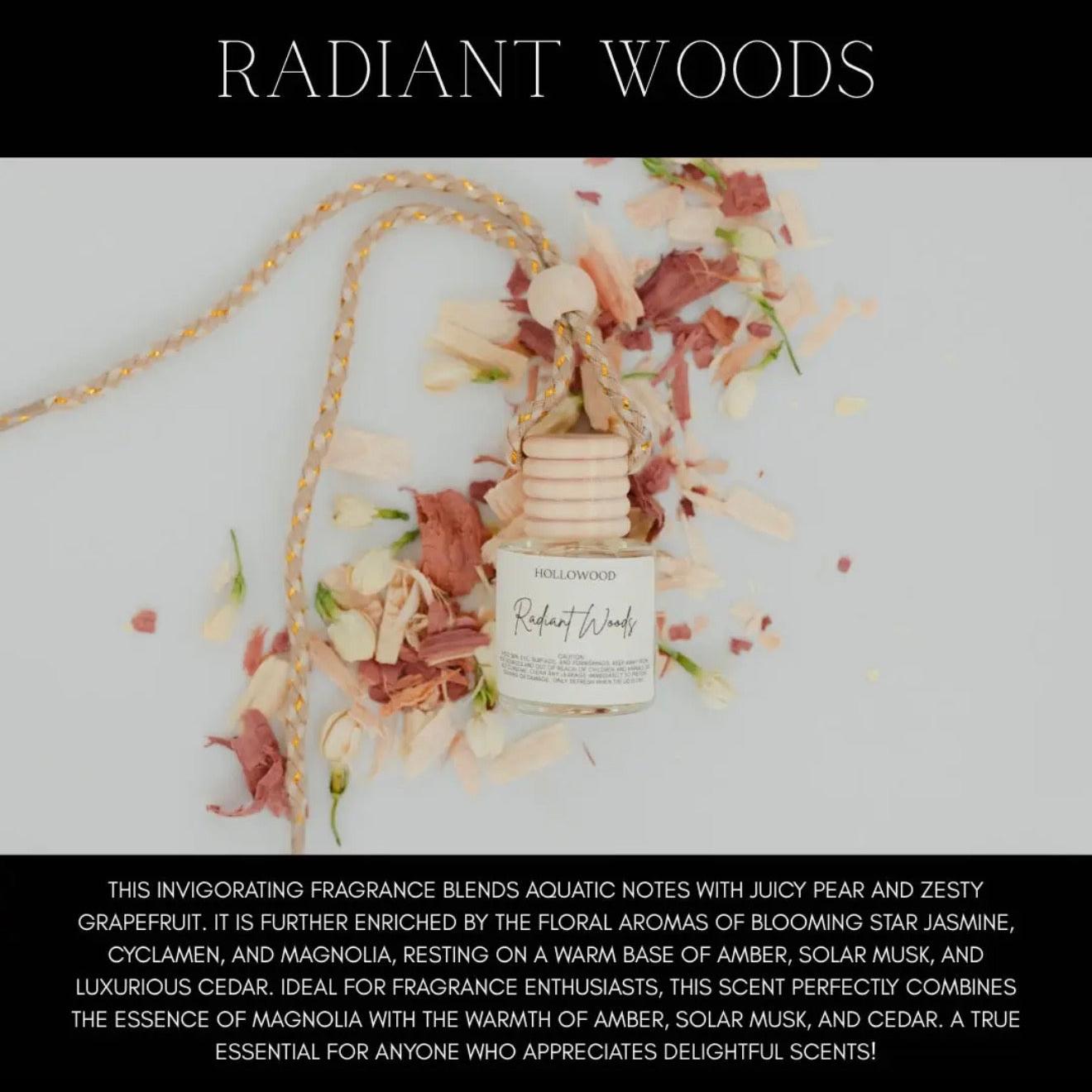 Car Diffuser: RADIANT WOODS