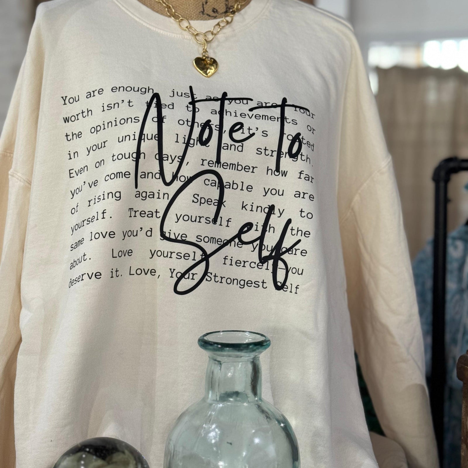 Comfort Colors "Note to Self" Sweatshirt
