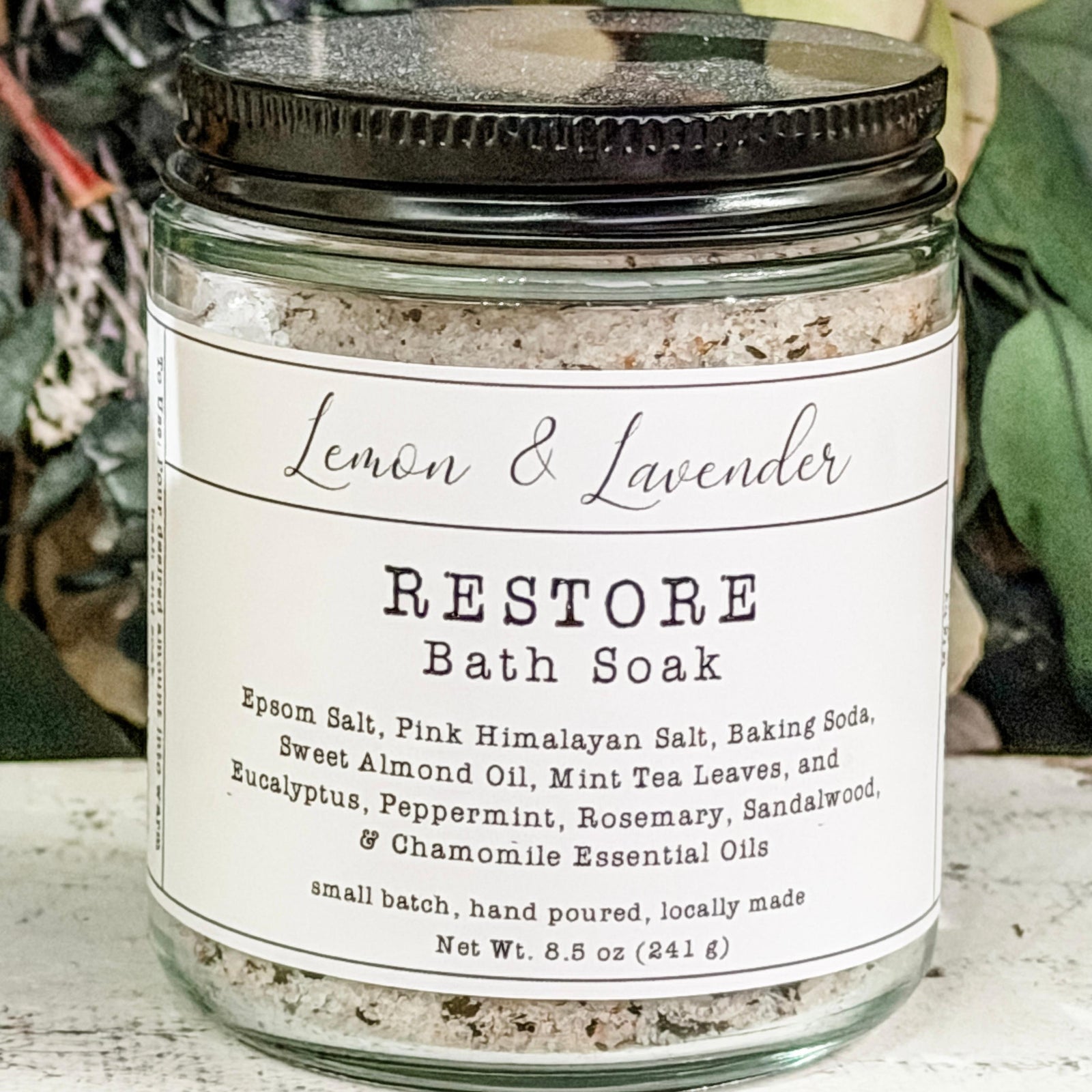 RESTORE Bath Salt Blend - Small Batch by Lemon & Lavender