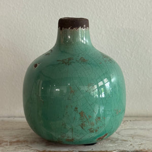 Glazed Ceramic Bud Vase