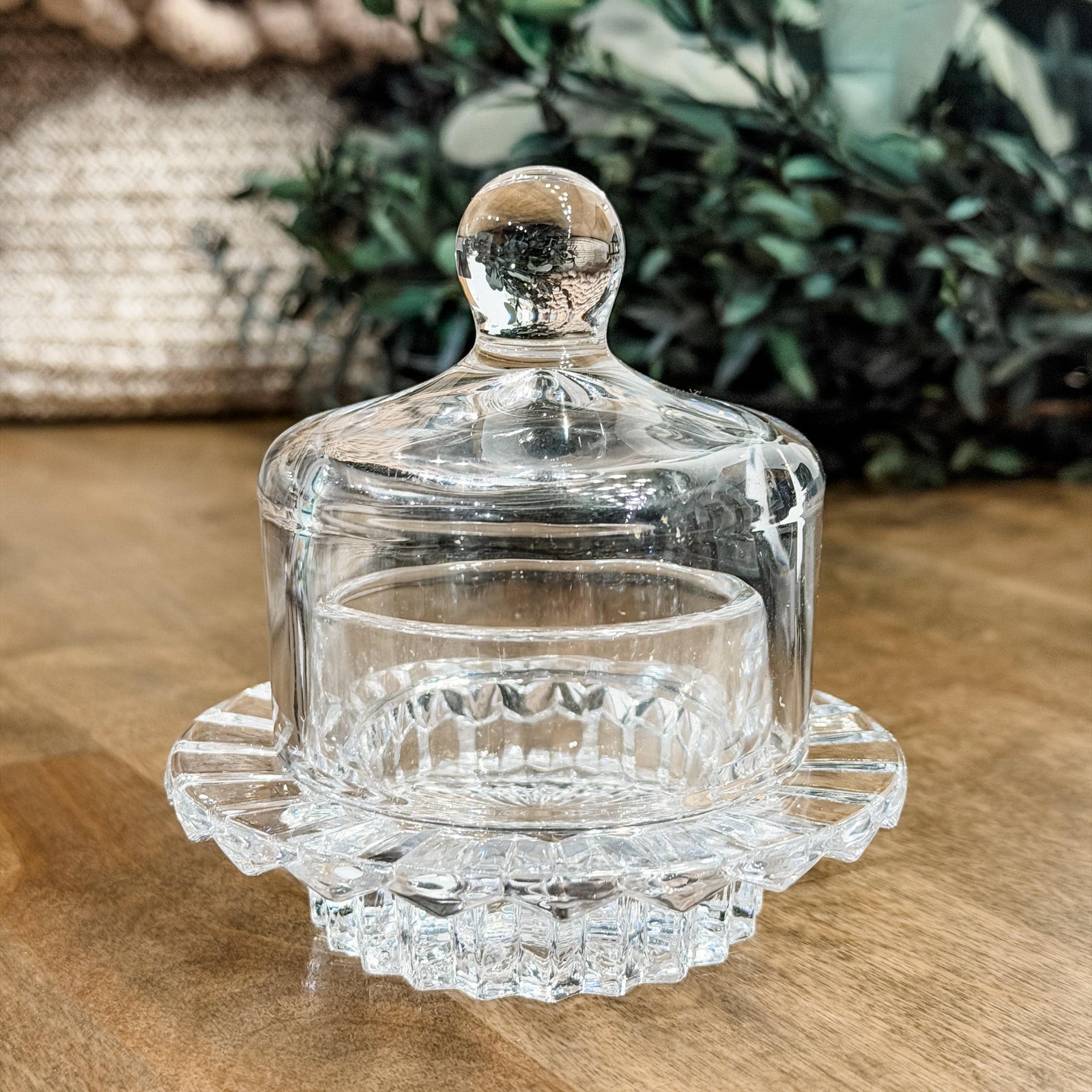 Glass Butter Dish
