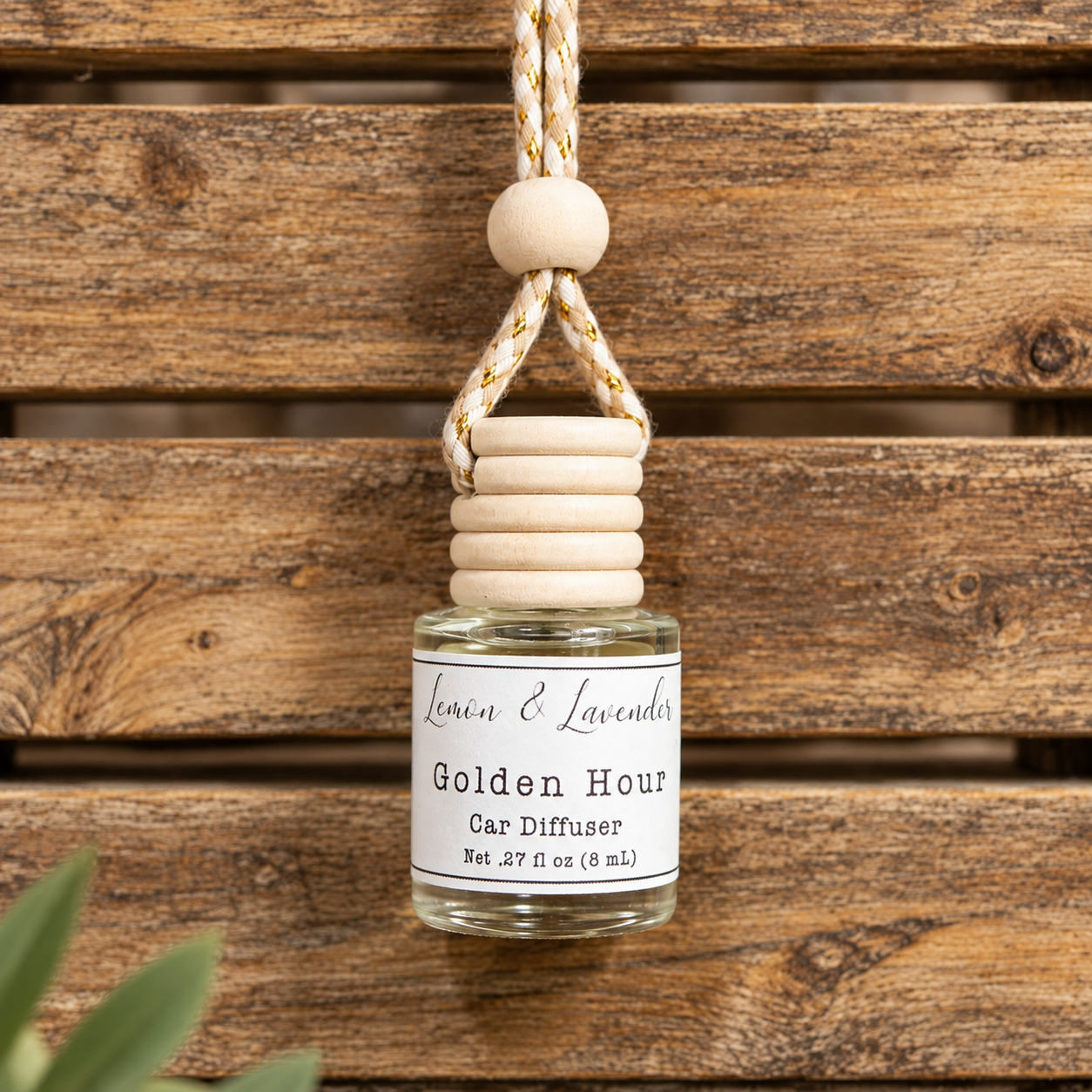 Car Diffuser: Golden Hour - Small Batch by Lemon & Lavender