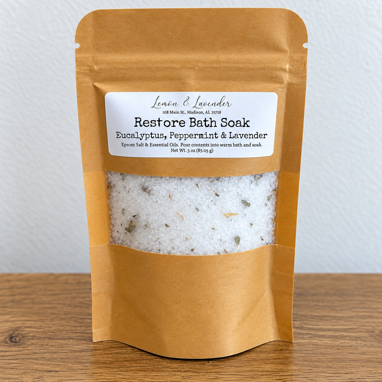 Single Bath Soak - Small Batch by Lemon & Lavender