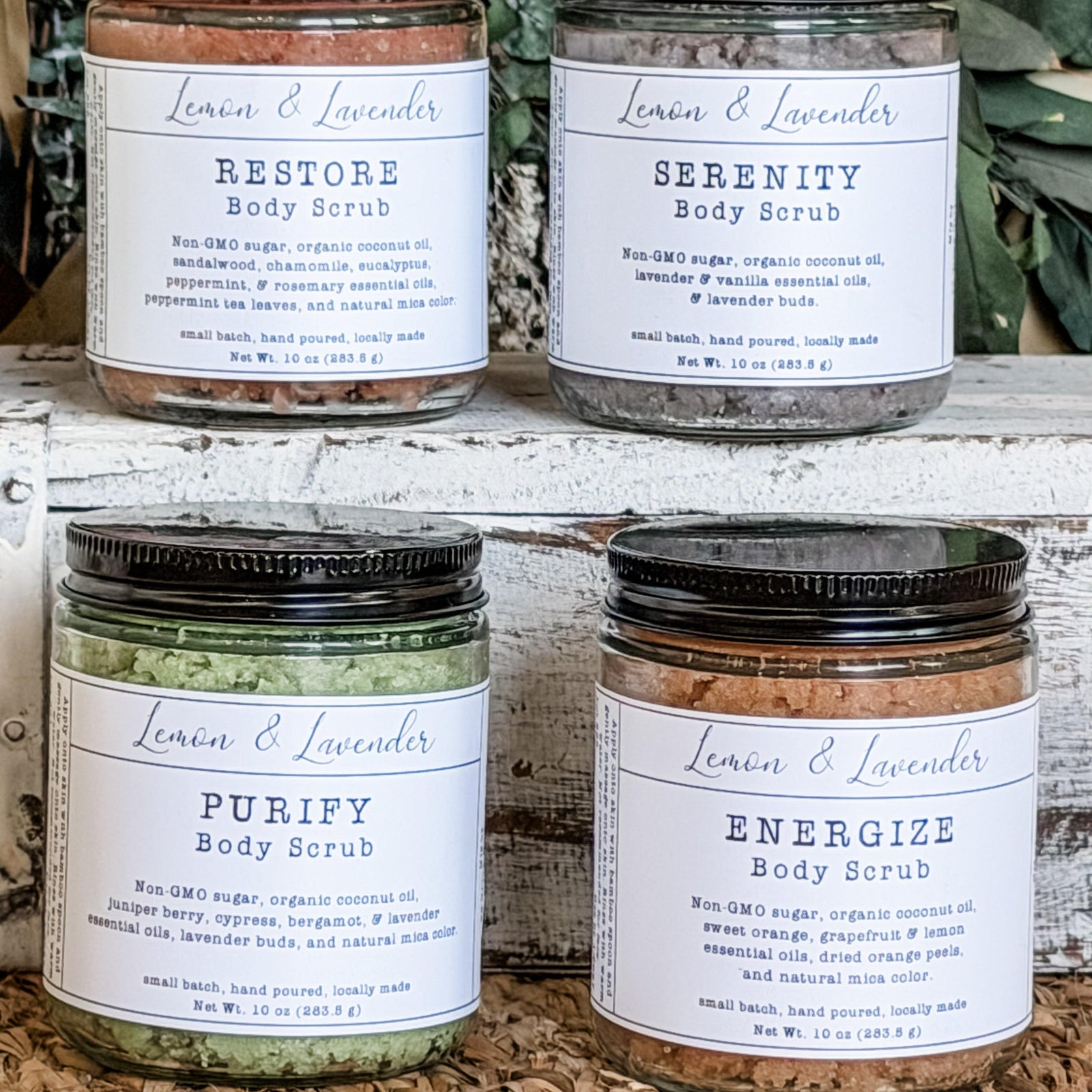 All-Natural Body Scrub - Small Batch by Lemon & Lavender