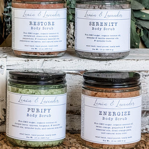 All-Natural Body Scrub - Small Batch by Lemon & Lavender