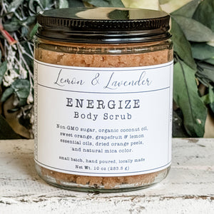 All-Natural Body Scrub - Small Batch by Lemon & Lavender