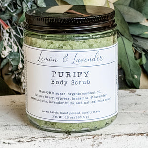 All-Natural Body Scrub - Small Batch by Lemon & Lavender
