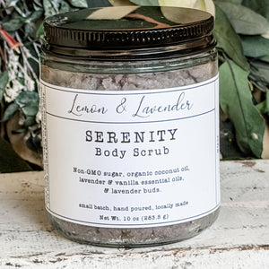 All-Natural Body Scrub - Small Batch by Lemon & Lavender