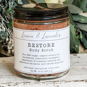 All-Natural Body Scrub - Small Batch by Lemon & Lavender